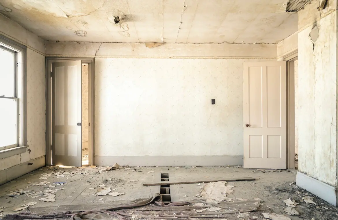 Waste disposal crew managing a cleanout project in East Greenwich